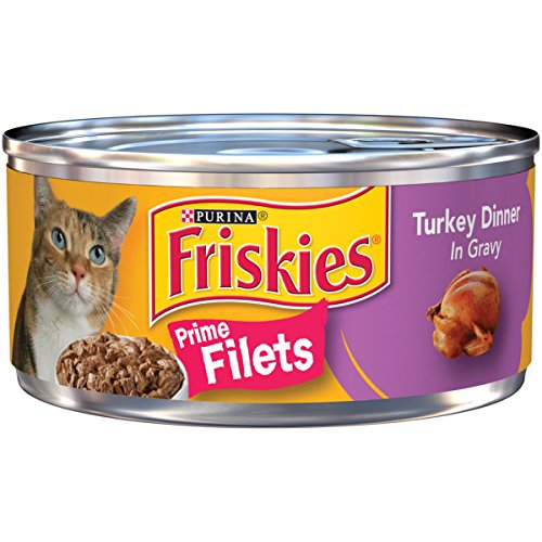 Purina Friskies Prime Filets Turkey Dinner in Gravy Adult Wet Food - (24) 5.5 oz. Cans