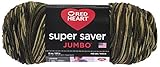Red Heart  Super Saver Jumbo Yarn, Camouflage