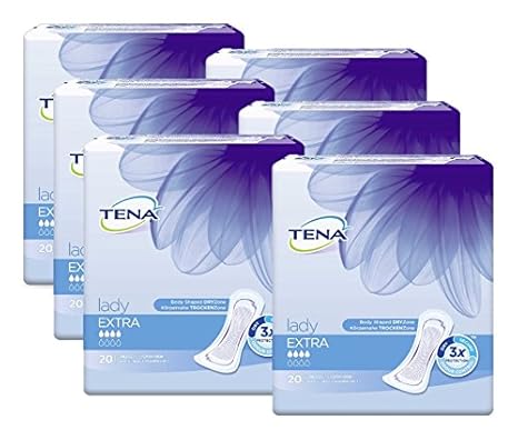 TENA Lady Extra - 6er Pack - 6 x 20 = 120 Stück