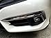 HIGH FLYING ABS Chrome Front Fog Light Lamp Upper Eyelid Cover Strip Trim 2pcs For Honda Civic 4dr Sedan 2016 2017 2018