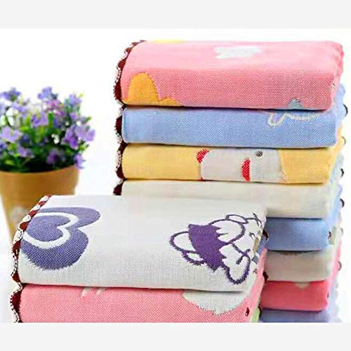 ガーゼハンカチ 紐付きタオル ループ付きタオル 女の子ベビー タオル 6