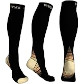 Physix Gear Compression Socks 20-30 mmHg - Men & Women - Running, Nurses, Shin Splints, Flight, Travel