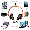 Wireless-Bluetooth-Headphones-Over-Ear-Rydohi-Hi-Fi-Stereo-Headset-with-Deep-Bass-Foldable-and-Lightweight-Wired-and-Wireless-Modes-Built-in-Mic-for-Cell-Phones-TV-PC-and-Traveling-Black-Orange Wireless Bluetooth Headphones Over Ear, Rydohi Hi-Fi Stereo Headset with Deep Bass, Foldable and Lightweight, Wired and…