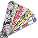 Timoo Large Nail Files Bulk 20 PCS Printed Emery Boards for nails, Double Sided, Assorted Colors, 7 Inches