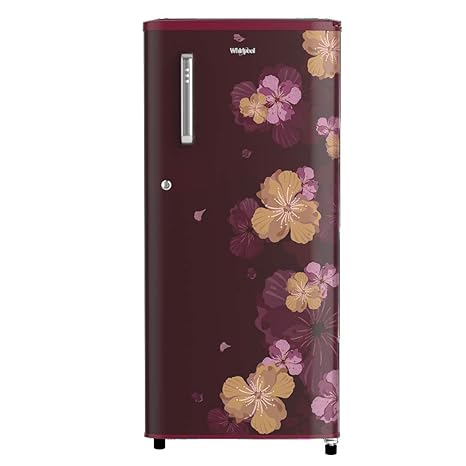 Whirlpool 190 L 3 Star Direct-Cool Single Door Refrigerator (WDE 205 CLS PLUS 3S, Wine Azalea, Toughened Glass Shelves)