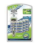 Schick Hydro 5 Sensitve Razors for Men With 1 Razor Handle and 17 Razor Blades Refills ( Pack May Vary )