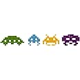 nanoblock - Space Invaders - Invaders, Character Collection Series Building Kit