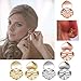 Earring Lifters - 3 Pairs of Adjustable Hypoallergenic Earring Lifts - Safety Locking Stud Earring Backs As Seen on TV