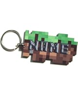 Gamer Gaming Keyring Personalised Pixel Shaped Key Ring