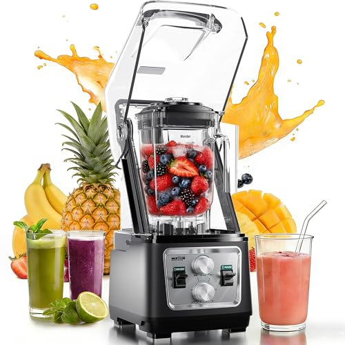 WantJoin Commercial Blender- Quiet Shield Smoothie