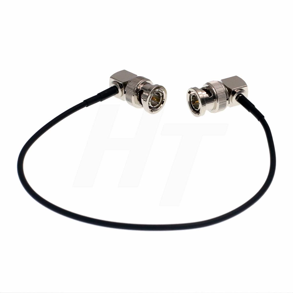 HangTon 1080p 3G HD SDI BNC Video Coaxial Cable for SmallHD Blackmagic Sony ARRI RED Camera Monitor Transmitter, Thin Soft RG174 30cm