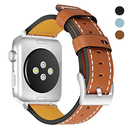 For apple watch bands leather, moonooda iwatch wristband replacem…