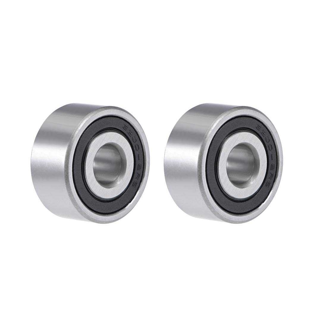 uxcell 3200-2RS Angular Contact Ball Bearing 10X30X14.3mm Sealed Bearings 5200-2RS 2pcs
