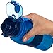 Brimma Collapsible Water Bottle - Leak Proof Flip Top Lid - 100% BPA Free Travel Canteen- 22 Oz