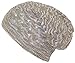 D&Y Women's Loose Knit Variegated Lightweight Skull Cap W/2 Buttons (One Size)