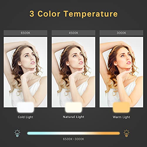 Aogled Video Conference Lighting Kit,Small Zoom Light with 3 Light Modes for Video Recording/Live Streaming/Remote Working/Distance Learning/Online Meeting/Laptop Video Conferencing,Make up