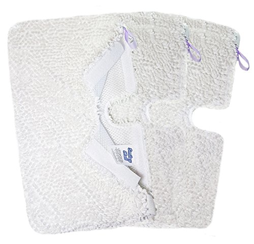 SmileyMall 3 Pack Washable Microfiber Cleaning Shark Steam M