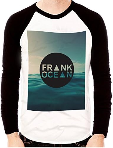 Men's FRANK OCEAN OFWGKTA Baseball Graphic Basic Long Sleeve Raglan T-shirts Tee (Large)