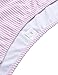 BMJL Women's Sexy Detachable Padded Cutout Push Up Striped Bikini Set Two Piece Swimsuits (Large, Pink)