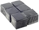 Hostelnovo Black Napkins Pack 600 Black Disposable 10x10 cm 20x20 cm view 1