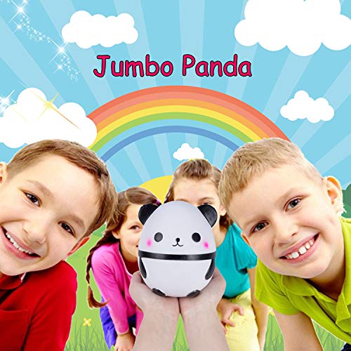 AILIMY 5.9" Jumbo Panda Squishies Scented Soft Slow Rising Cute Super Big Squishy Animal Food Toy Kawaii New Gifts