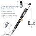 FEIDISI Stylus Pens for Touch Screens,Samsung,HTC,Kindle,Tablet, Ballpoint Ink Pen with 3 Refills, Capacitive Pen with Mobile Phone Stand, 3-in-1 Pen, 3PK
