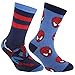 Marvel Spiderman Official Childrens/Kids Socks (2 Pairs)
