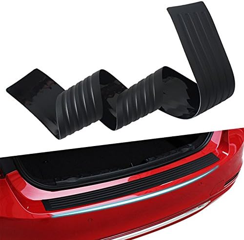 AULLY PARK Universal Black Rubber Door Sill Guard for Car Pickup SUV Truck (90cm)