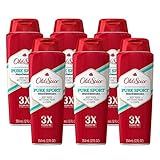 Old Spice High Endurance Pure Sport Scent Body Wash for Men, 12 Fluid Ounce (Pack of 6)