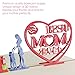 UNOMOR Mother's Day Cards with Envelope - Best Mom Ever - 3D Pop Up Greeting Cards, Best Gift for Mother's Day Birthday