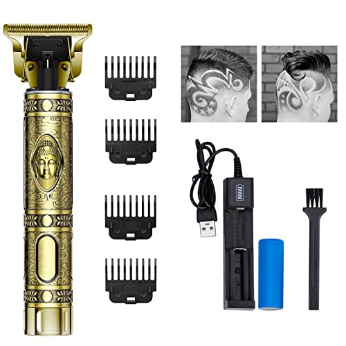 Maquina Para Cortar Cabello, Salandens Cortapelos De Precisión Recargable, Rasuradoras Para Hombre Con 4 Peines Guíacarga Usb (ESTILO 1)