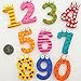 Set of 10 Number Wooden Fridge Furniture Decorations Magnets Toy Small