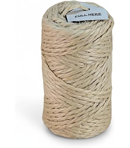 10 yds Ruby Italian Spring Twine 4 ply Hemp Twine Upholstery Supplies