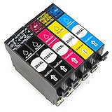 Vividcolor Remanufactured 288XL 288 Ink Cartridges High Yield 2 Black 1 Cyan 1 Magenta 1 Yellow, Compatible with XP-330 XP-340 XP-430 XP-434 XP-440 XP-446 Printer (1 Set + 1 Black)