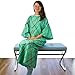 Green IV Hospital Gown/IV Hospital Patient Gown with Telemetry Pocket - Unisex - Fits Up to 3XL