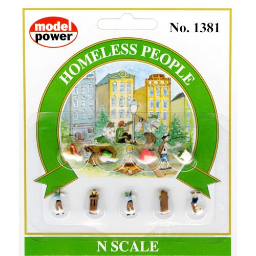 Model Power - Pedestrians -- Homeless People - N