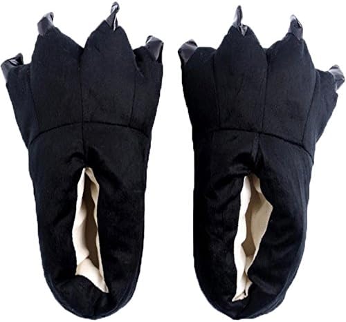 HONFON Unisex Plush Animal Cartoon Cosplay Paw Claw Slippers
