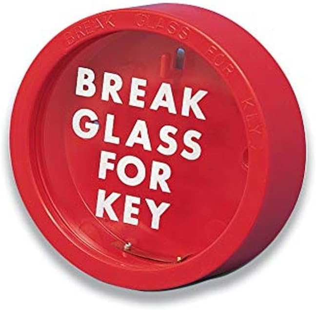 Firechief KB1 Circular Break Glass Key Box Small