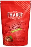 Almonds Roasted Unsalted 1 Lb Resealable Bag - I'm A Nut