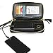 PCT Brands Power Pochette Ladies Clutch Leather Wallet with RFID Protection and Built in 3000mAh Power Bank Charger