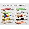 JSHANMEI-10pcsset-Bright-Color-Luminous-Tail-Glow-in-Dark-Fishing-Lures-Squid-Hooks-Wrapped-Wood-Shrimp-Prawn-Cuttlefish-Catfish-Octopus-Squid-Jigs