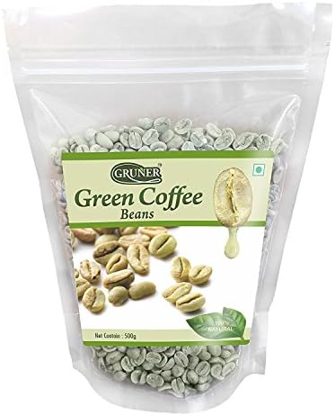 Gruner natural unroasted arabica green coffee beans (1)