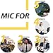 Lavalier Lapel Microphone for iPhone - Excellent Cell Phone Microphone For Youtube Video Recording - External Lav Mic For Smartphone