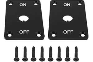 Be In Your Mind 2Pcs Toggle Switch Panel ON-Off Bracket Mounting Holes 12mm with Screws Aluminum Alloy for Most Caravan Marin