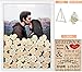 V-COSTA Wedding Guest Book Alternative with Hearts for Wedding Sign in | Wedding Memory Supplies - White