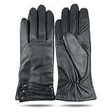 iGT CLASS Women's Touch Screen Winter Texting Leather Gloves