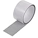Kamija Screen Patch Repair Kit, Window and Door Mesh Repair Tape with Strong Adhesive & Waterproof Fiberglass Repair Stickers for Patching Holes and Tears (2x200 Inch Black)