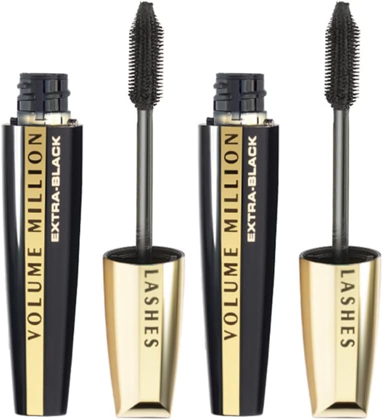 L'Oreal Paris Mascara Extra Black 9 ml Pack of 2 Women's Mascara