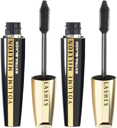 L'Oreal Paris Mascara Extra Black 9 ml Pack of 2 Women's Mascara