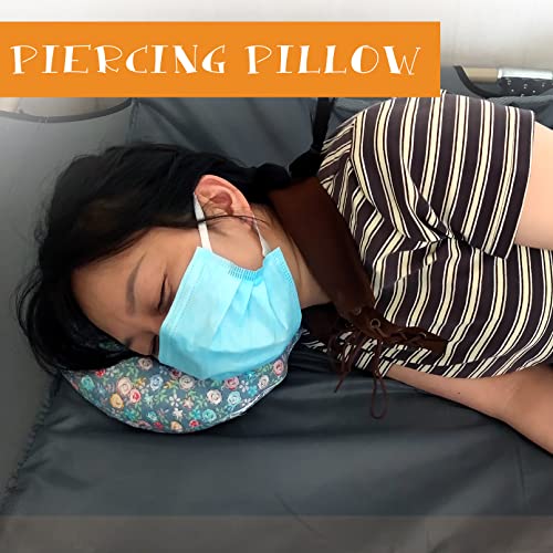 Zuobloe Ear Piercing Pillow for Side Sleepers Donut Pillow for Ear Pain